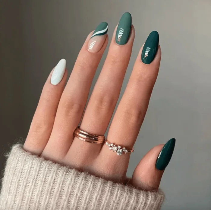 Gợi ý 99+ mẫu nail xanh lá nổi bật, cá tính, hot nhất 2024 | Yody