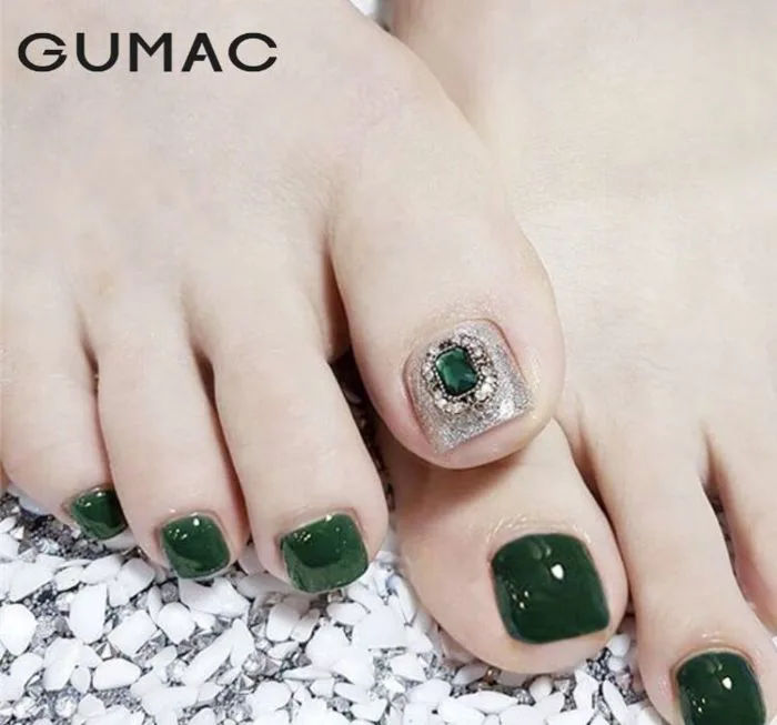 Mẫu nail màu xanh MÁT MẮT tôn da cho nàng chào hè rực rỡ