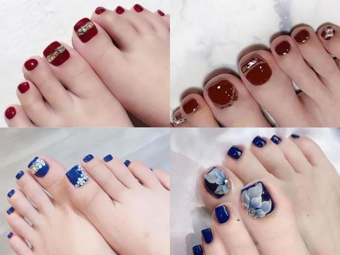 40+ mẫu móng chân đẹp và cách chăm sóc màu móng bền như mới
