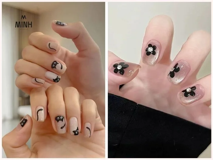Hóa nàng thơ với 30+ mẫu nail đơn giản cho móng ngắn | Minhshop.vn