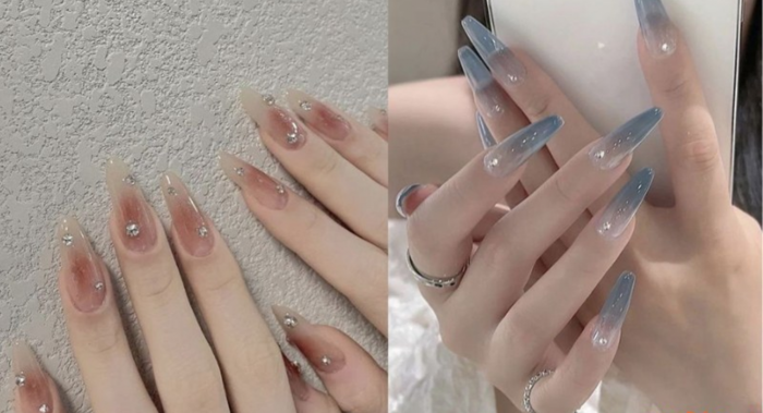 Top những mẫu Nail móng nhọn tròn sang chảnh, cá tính
