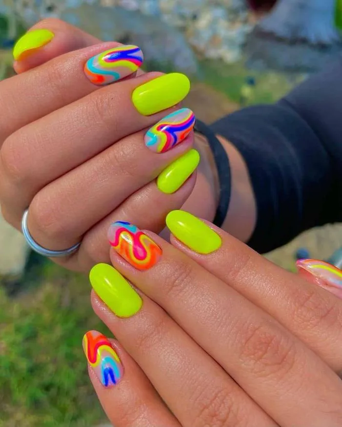 Top 70+ mẫu neon nail chất ngất, bừng sáng và nổi bật