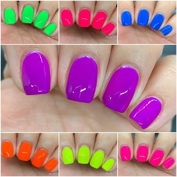 Top 70+ mẫu neon nail chất ngất, bừng sáng và nổi bật
