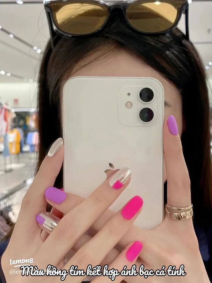 Gợi ý mẫu nail neon siêu ấn tượng, tôn da trắng lẫn da ngăm