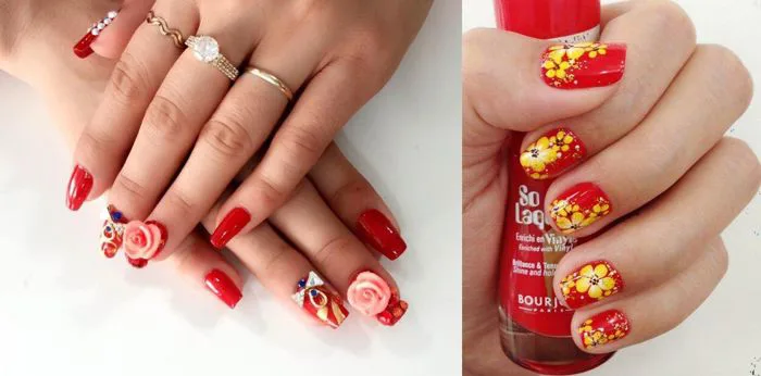 Các mẫu nail đẹp cho tết, thử ngay nàng ơi! - BlogAnChoi