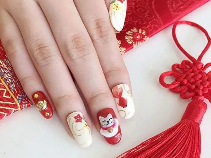 Những mẫu nail Tết cực đẹp cho tín đồ sành điệu đón năm mới – Kềm Nghĩa -  Nghia Nippers