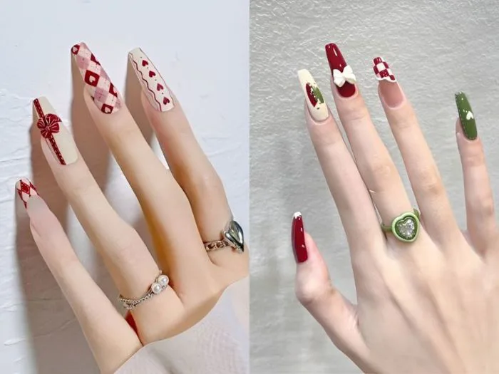 30+ mẫu nail Tết đẹp, xu hướng mới nhất giúp nàng nổi bật ngày xuân