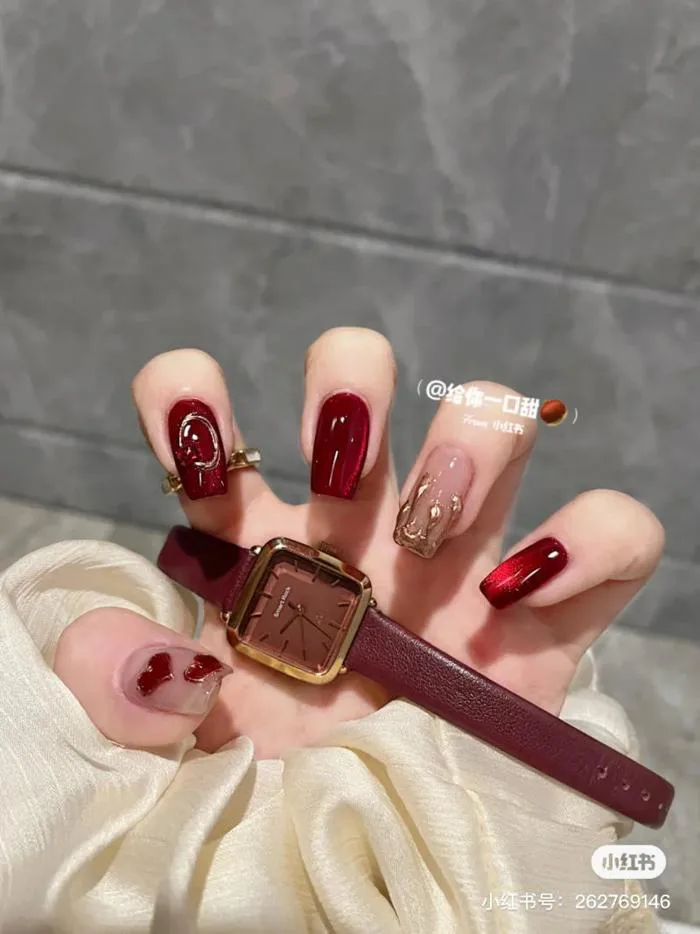Gợi ý 100+ Mẫu nail tết 2026 cực xinh, nail Tết màu đỏ cực sang