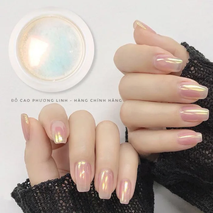 Tráng gương ngoc trai , tráng gương ngoc trai làm nail.