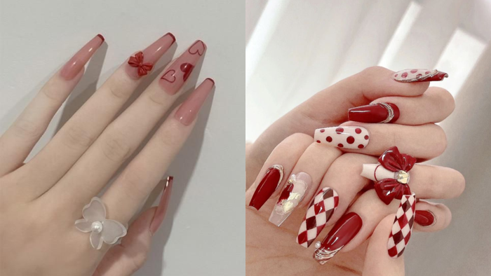 Kiểu Nail Nơ Xinh Đẹp Cho Phong Cách Nàng Thơ | TIKI