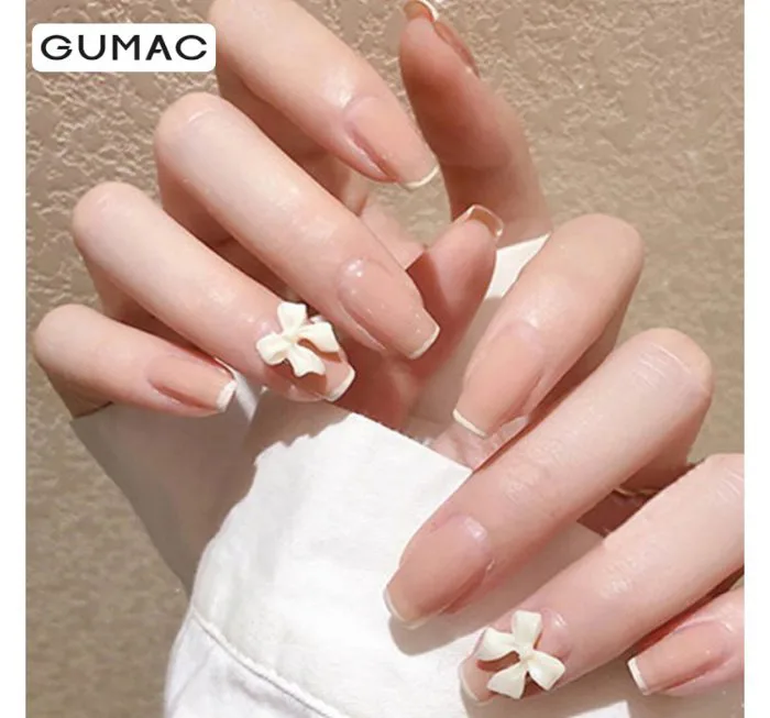 Mẫu nail nơ XINH XẮN DỄ THƯƠNG dễ phối đồ cho các nàng