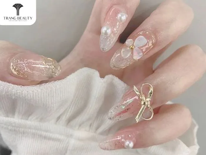 80+ mẫu nail nơ xinh duyên dáng hot trend cho các nàng