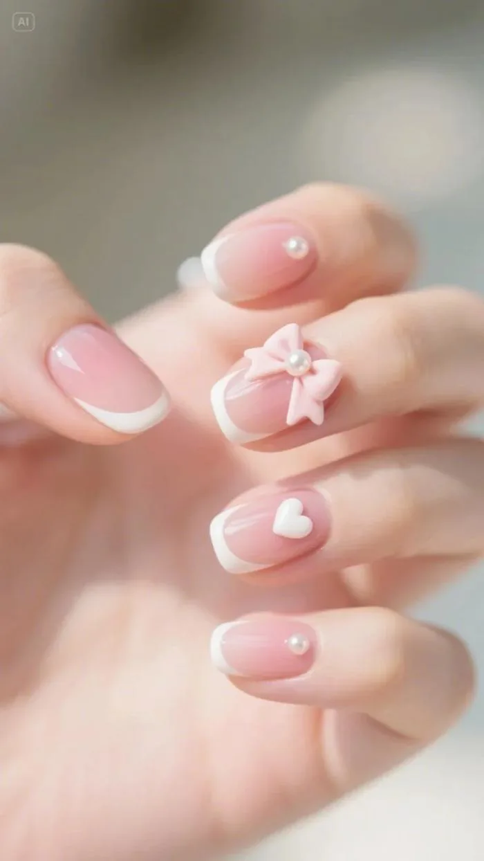 Top 20+ Mẫu Nail Đính Nơ Xinh Xắn, Điệu Đà, Ấn Tượng Nhất Dành Tặng Nà