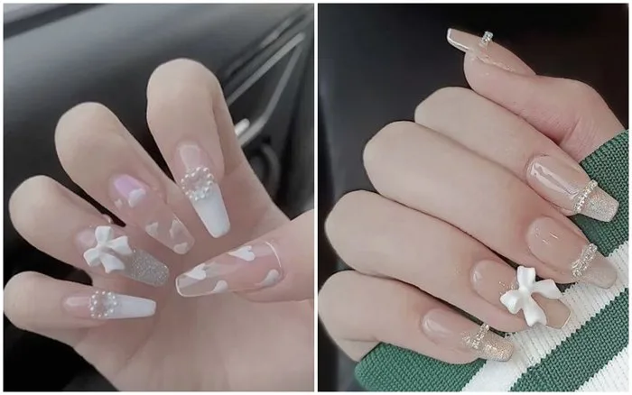 15 mẫu nail nơ xinh đơn giản dễ phối đồ cho nàng tiểu thư 15 mẫu nail nơ xinh đơn giản dễ phối đồ cho nàng tiểu thư