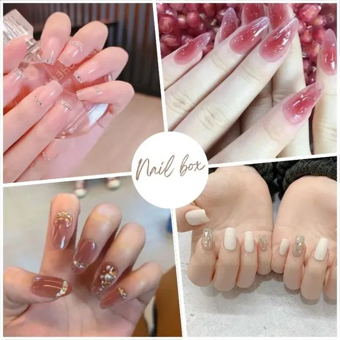 50+ mẫu nail sơn thạch đính đá cực mê nàng nên thử
