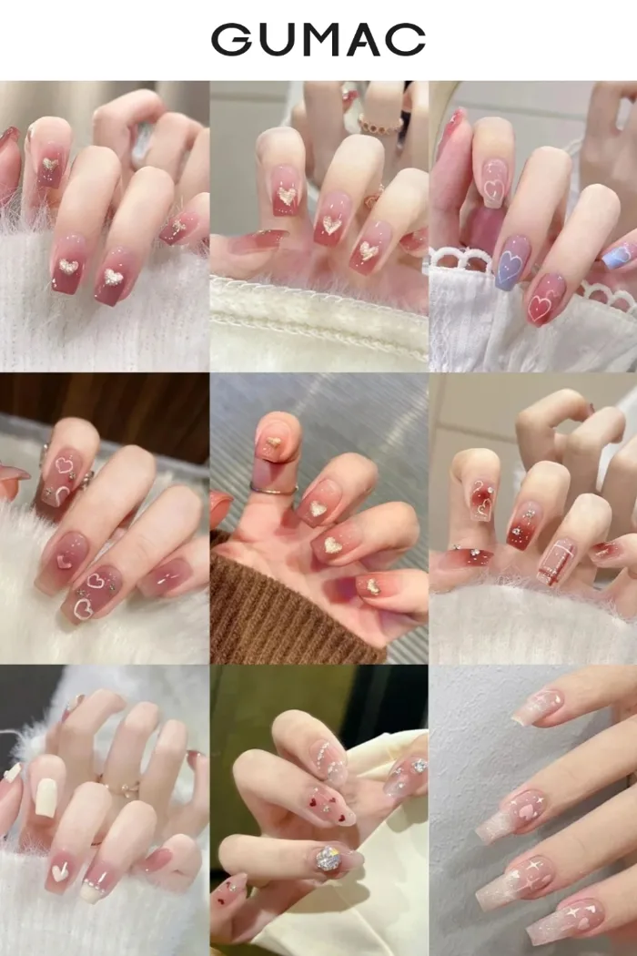 13+ Mẫu nail trái tim SIÊU XINH và dễ thương cho bạn gái