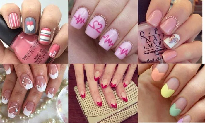 6 mẫu nail hình trái tim đẹp cho bạn gái đáng yêu - Làm Điệu