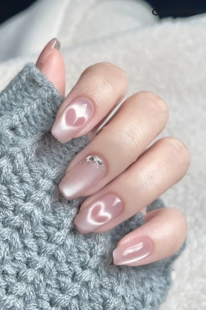 13+ Mẫu nail trái tim SIÊU XINH và dễ thương cho bạn gái