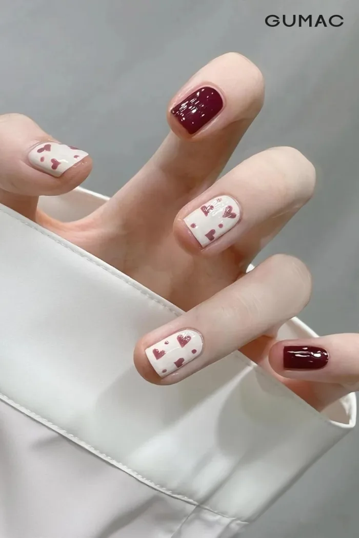 13+ Mẫu nail trái tim SIÊU XINH và dễ thương cho bạn gái