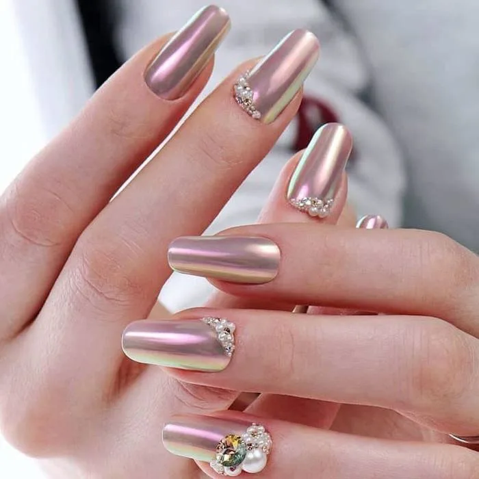 Tổng hợp 50+ mẫu nail tráng gương đẹp, sang trọng Tổng hợp 50+ mẫu nail tráng gương đẹp, sang trọng