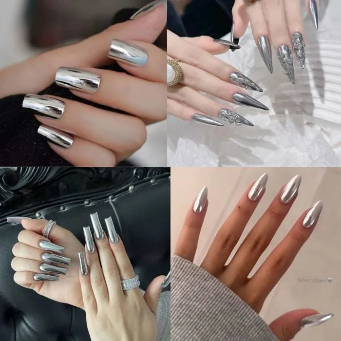 Bỏ Túi 10 Mẫu Nail Tráng Gương Đẹp, Sang Chảnh Bỏ Túi 10 Mẫu Nail Tráng Gương Đẹp, Sang Chảnh