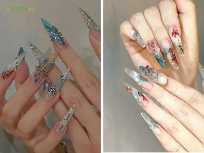 99+ Mẫu Nail Trung Quốc Hot Trend Douyin 2026