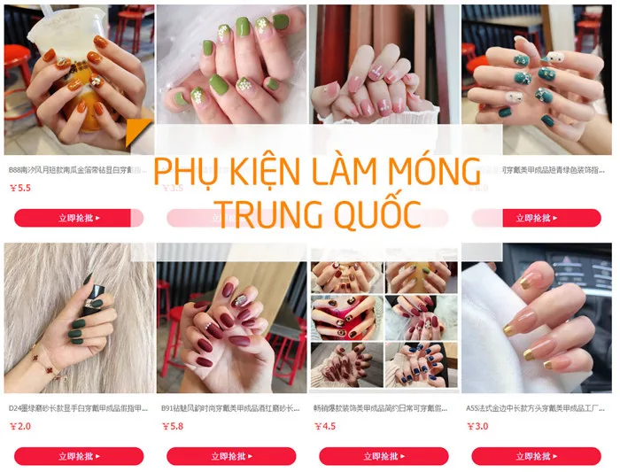 Nguồn hàng nail Trung Quốc, chợ đồ Nail Quảng Châu