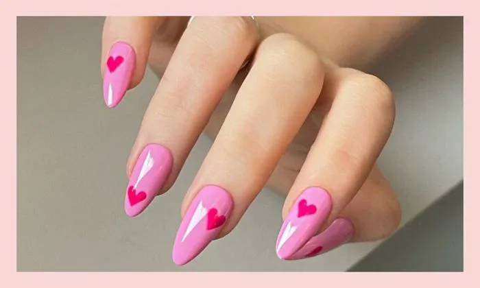 9+ Mẫu Nail trái tim đơn giản, cực xinh cho Valentine 2023