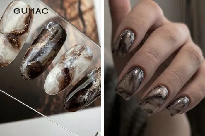 Những mẫu nail vân đá ĐẸP MẮT và độc đáo cho bạn gái cá tính