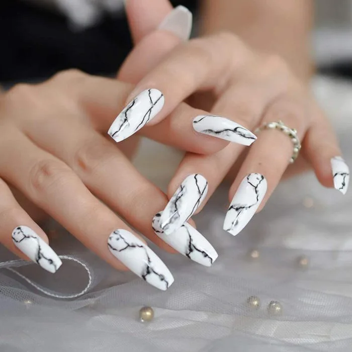Top 15+ Ý Tưởng Nail Vân Đá Đẹp, Sang Chảnh Cho Các Nàng | TIKI
