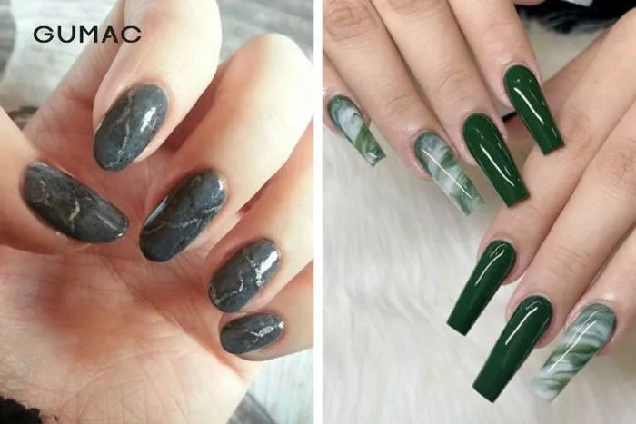 Những mẫu nail vân đá ĐẸP MẮT và độc đáo cho bạn gái cá tính