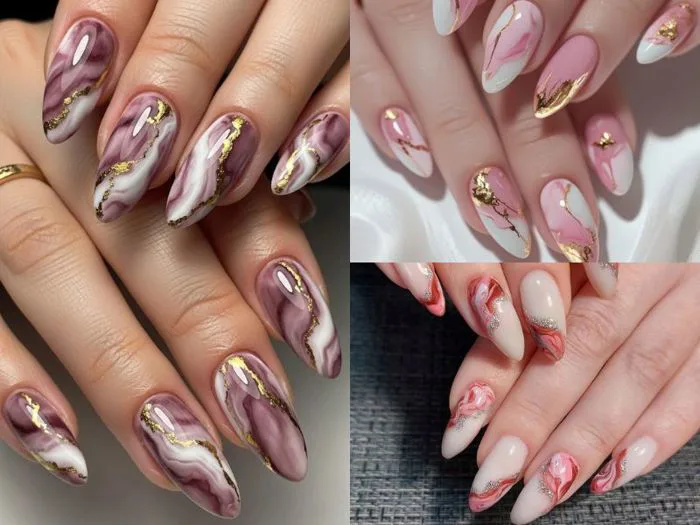 Top 20+ mẫu nail vân đá sang xịn, tinh tế và thanh lịch