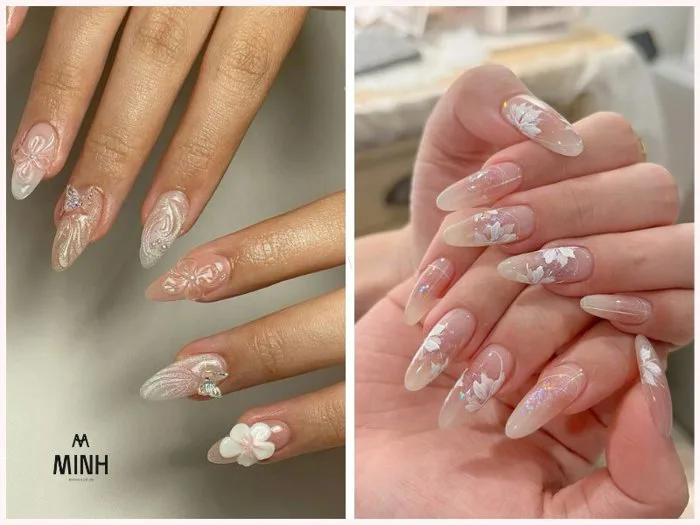 Top 50+ mẫu nail vẽ hoa đơn giản, cực sang không thể bỏ lỡ trong năm nay |  Minhshop.vn