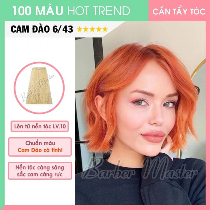Thuốc nhuộm màu Cam Đào chất lượng giá tốt | Thankinhtoc.vn