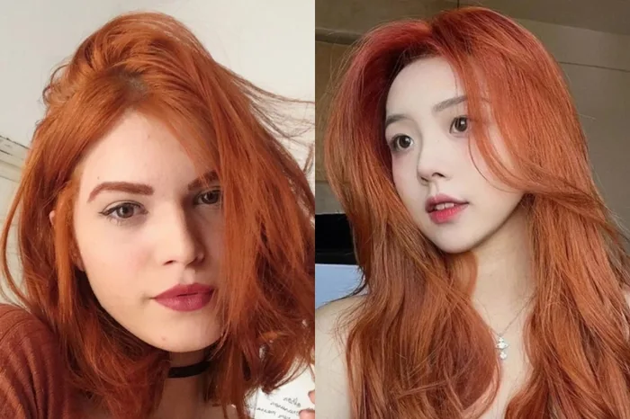 Tóc màu cam đất có cần tẩy không? 5 kiểu tóc màu cam đất cực xinh hot nhất  2025