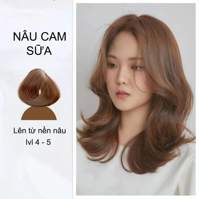 Thuốc Nhuộm Tóc Dạng Tuýp Màu Nâu Sữa Cam (Không Cần Tẩy) Damask - Mỹ Phẩm Chính Hãng Thuốc Nhuộm Tóc Dạng Tuýp Màu Nâu Sữa Cam (Không Cần Tẩy) Damask - Mỹ Phẩm Chính Hãng