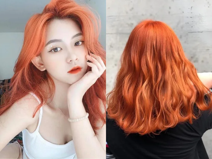 15 Kiểu Nhuộm Tóc Màu Cam Cực Đẹp, Hot Trend, Ấn Tượng 2024 | TIKI 15 Kiểu Nhuộm Tóc Màu Cam Cực Đẹp, Hot Trend, Ấn Tượng 2024 | TIKI
