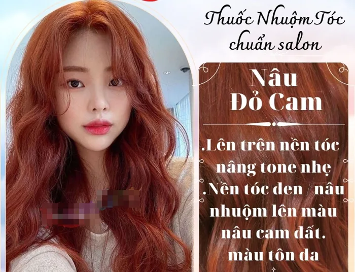 Màu nâu cam có phải tẩy tóc không? 5 tông màu sành điệu nhất Màu nâu cam có phải tẩy tóc không? 5 tông màu sành điệu nhất