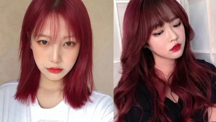 Top 10+ màu tóc nâu cherry trẻ trung, quyến rũ nhất