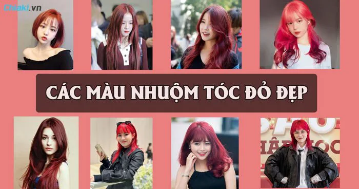 TOP 30 màu nhuộm tóc đỏ đẹp, tôn da đang hot trend năm 2026