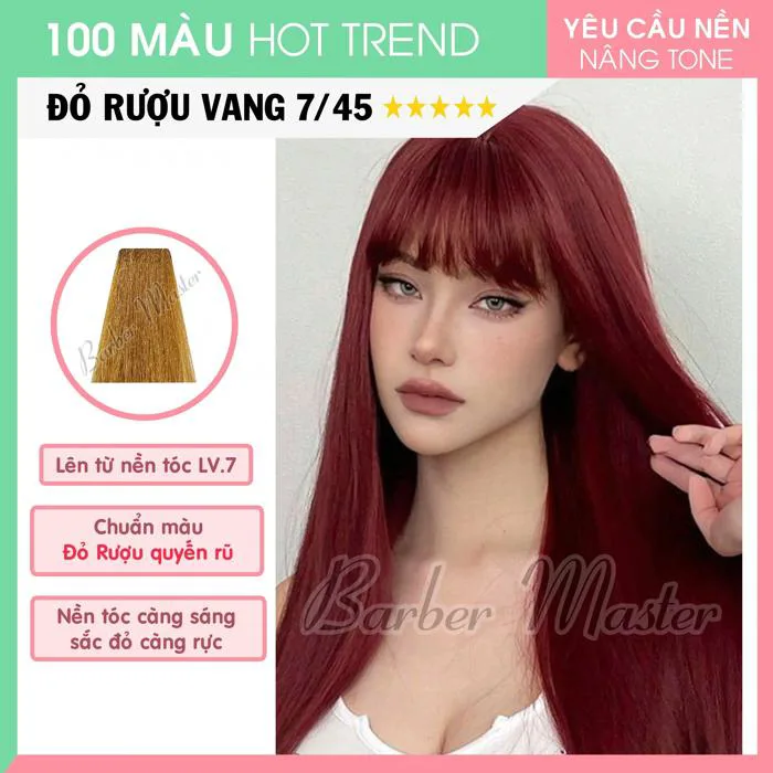 Thuốc nhuộm màu Đỏ Rượu Vang chất lượng giá tốt khu vực miền nam |  Thankinhtoc.vn