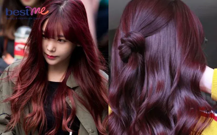 Top 10 kiểu nhuộm tóc màu đỏ rượu vang nổi bật như idol Hàn Quốc