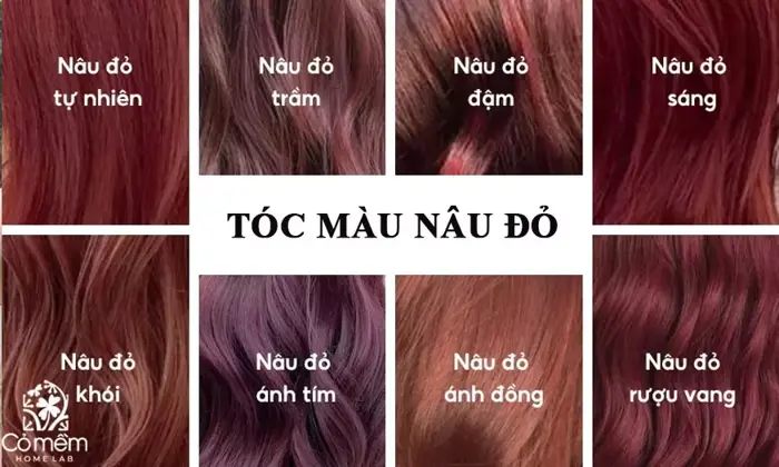 Đừng bỏ qua 10 kiểu tóc màu nâu đỏ trẻ trung, thu hút