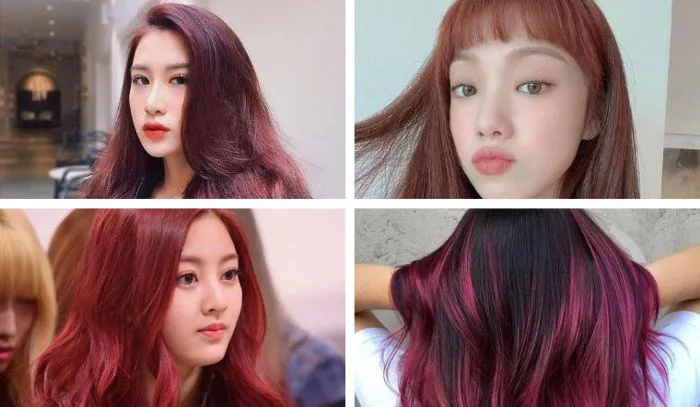 Top 13 màu tóc nhuộm đỏ rượu vang hot trend, đẹp và vô cùng thu hút