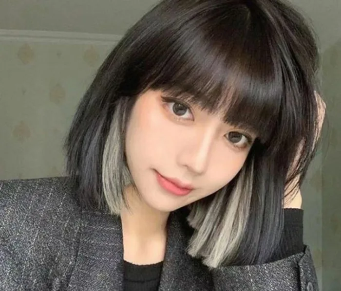 TOP 15+ Kiểu nhuộm hidden light tóc ngắn cực cháy Trend 2024