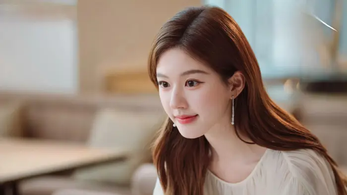 Màu tóc nâu trầm của Triệu Lộ Tư trong phim mới gây sốt