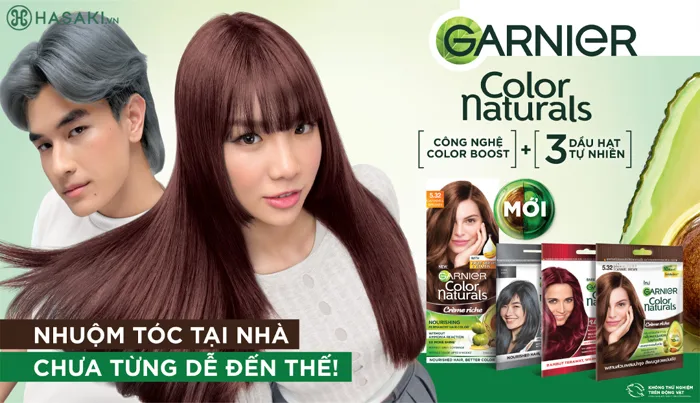 Kem Nhuộm Tóc Garnier 5.32 Brown Caramel - Nâu Caramel 30g | Hasaki.vn