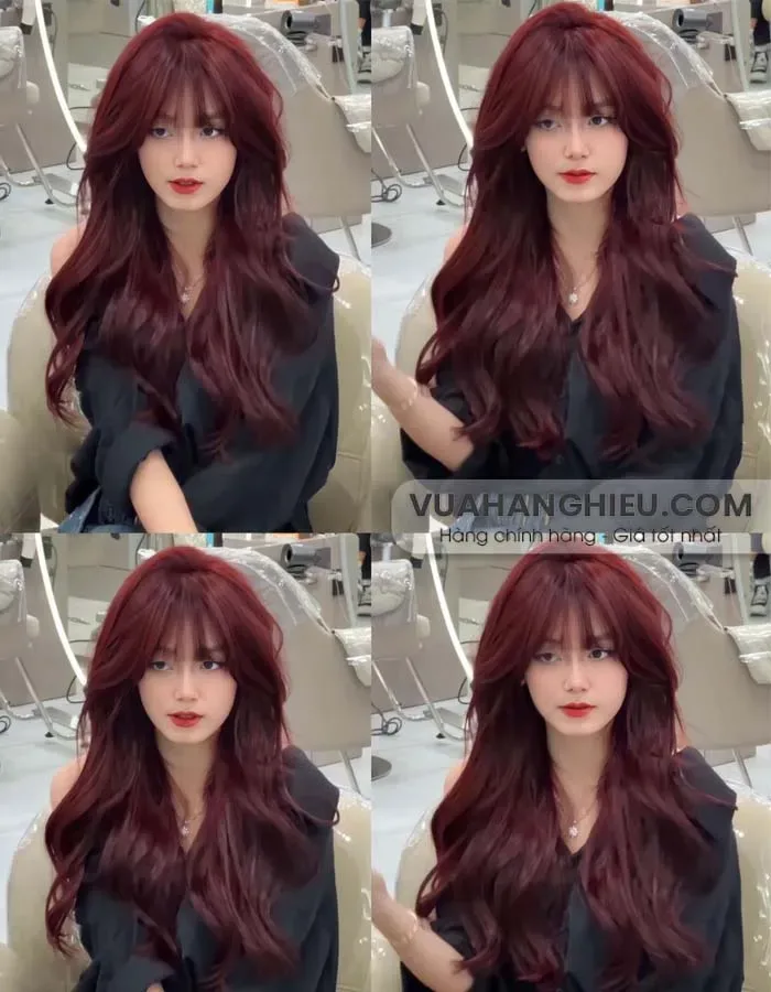 Nâu đỏ cherry có cần tẩy tóc không? 10 kiểu tóc nâu đỏ cherry vô cùng đẹp