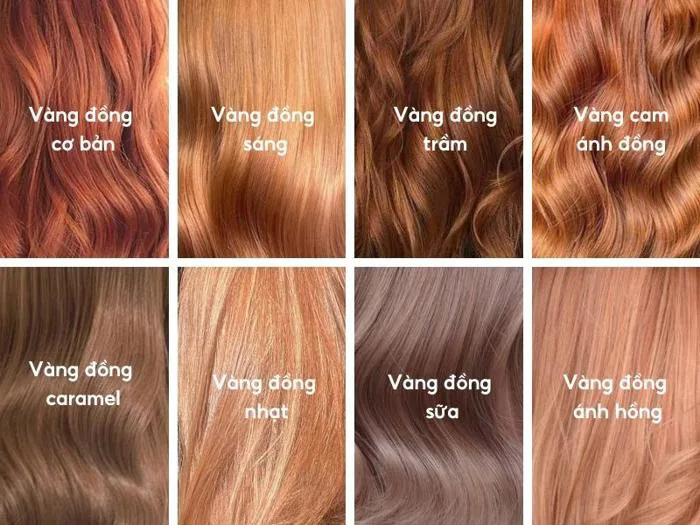 5+ kiểu tóc màu vàng đồng cho làn da sáng