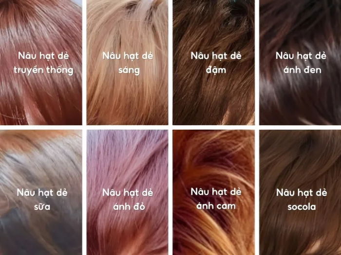 15+ màu tóc nâu hạt dẻ nam tôn da, trẻ trung